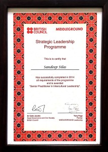 First-ever Intercultural Leadership Award 2014 by British Council UK-India