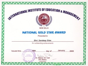 National Gold Star Award 2005